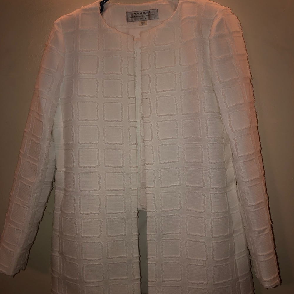 COPY - White Tahari skirt suit